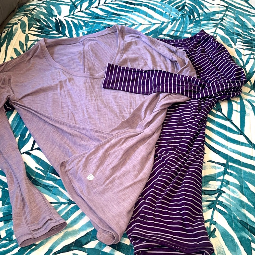 Two Lululemon tops